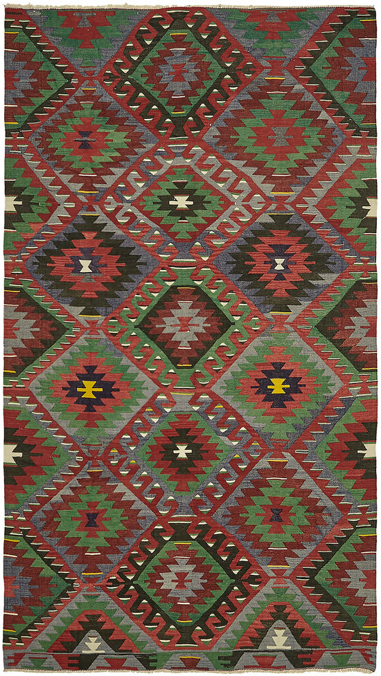 6x10 Multicolor Oriental Kilim Rug - 45964