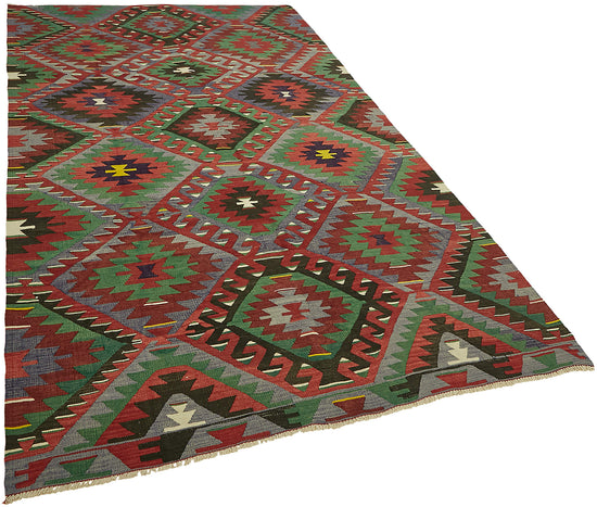 6x10 Multicolor Oriental Kilim Rug - 45964