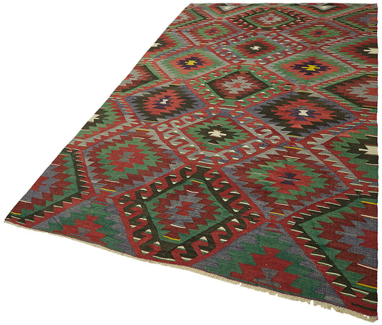 6x10 Multicolor Oriental Kilim Rug - 45964