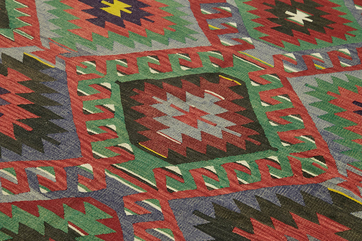 6x10 Multicolor Oriental Kilim Rug - 45964