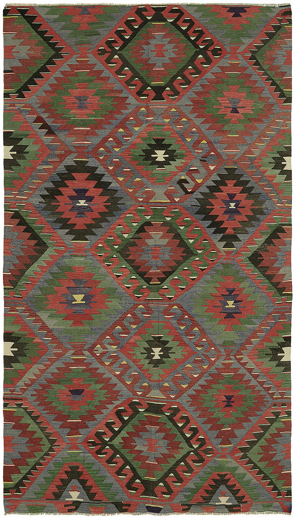 6x10 Multicolor Oriental Kilim Rug - 45966