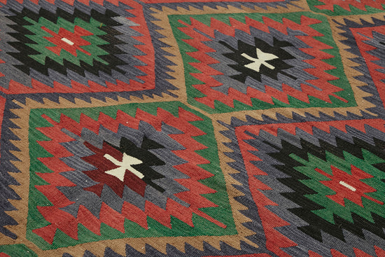 7x9 Multicolor Oriental Kilim Rug - 45969
