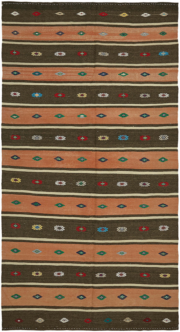 6x10 Multicolor Oriental Kilim Rug - 45970