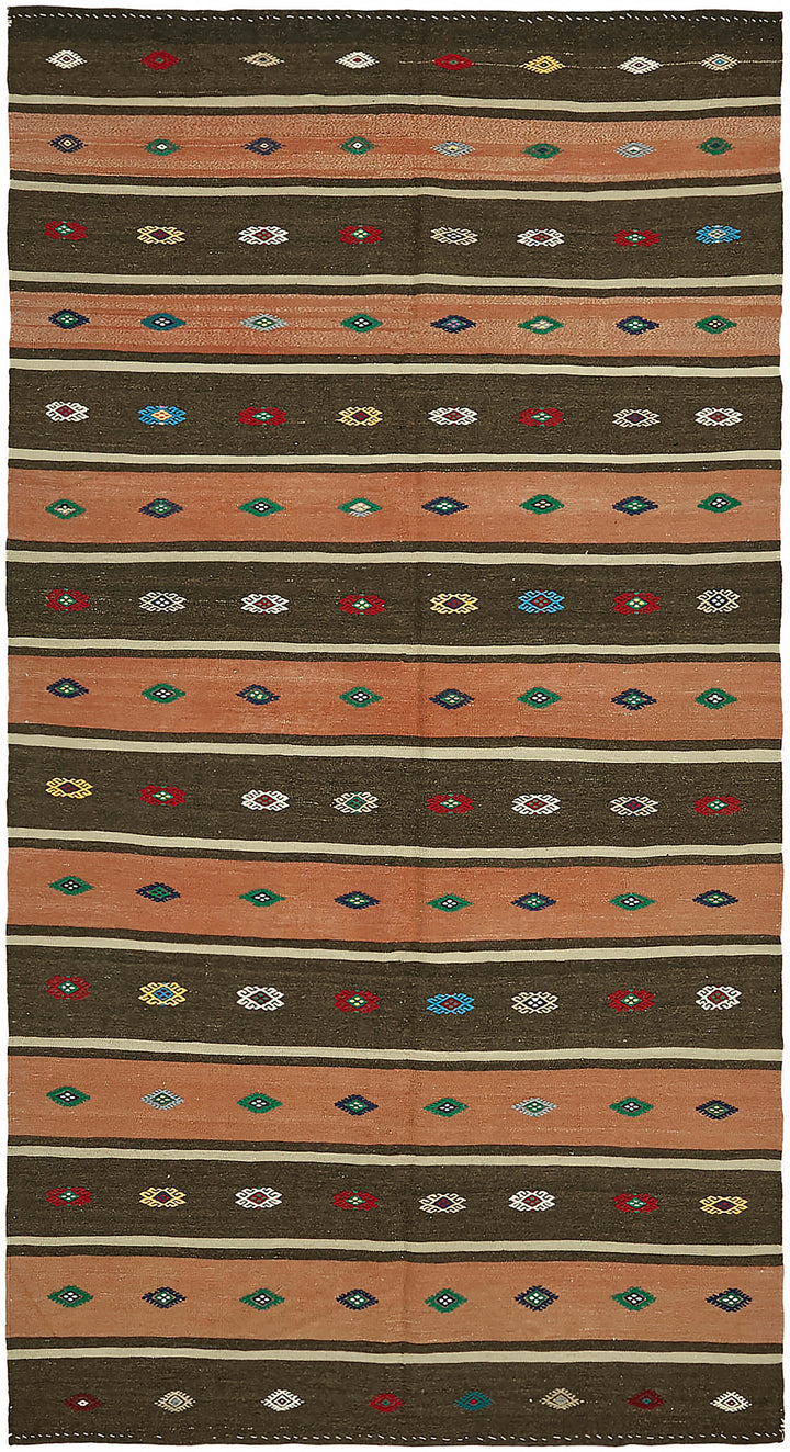 6x10 Multicolor Oriental Kilim Rug - 45970