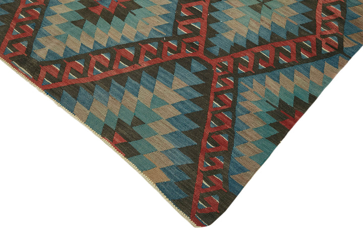 5x10 Multicolor Oriental Kilim Rug - 45971