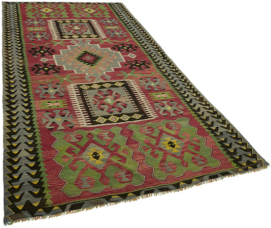 5x10 Multicolor Oriental Kilim Rug - 45977
