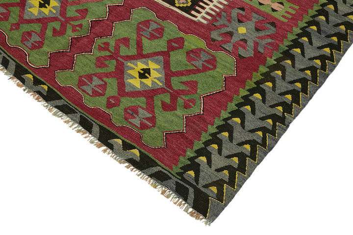 5x10 Multicolor Oriental Kilim Rug - 45977