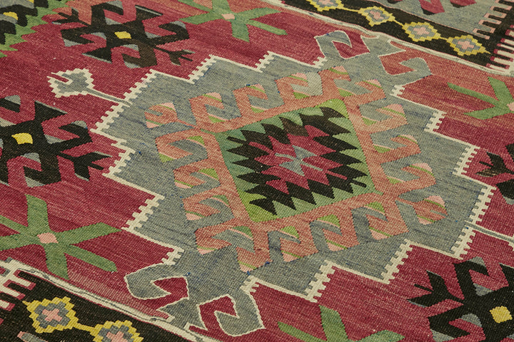 5x10 Multicolor Oriental Kilim Rug - 45977