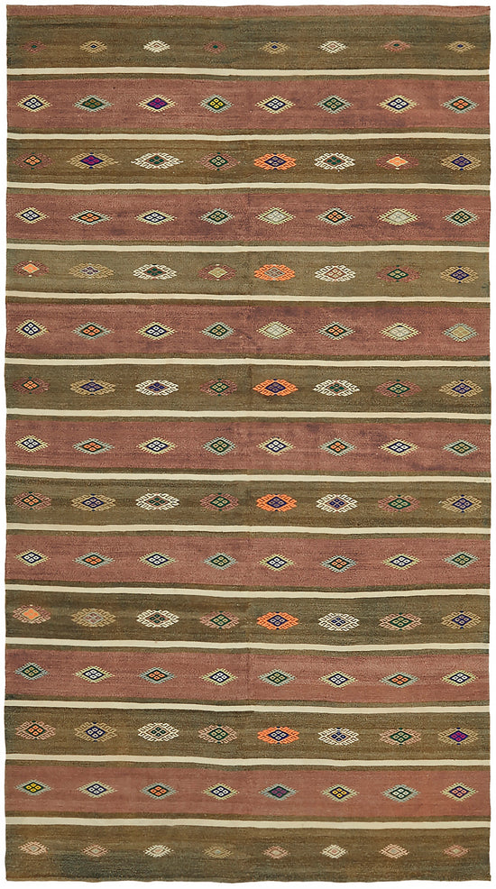 6x10 Multicolor Oriental Kilim Rug - 45978