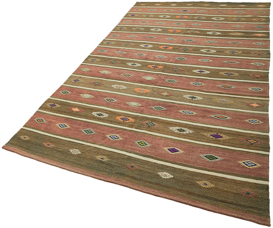6x10 Multicolor Oriental Kilim Rug - 45978