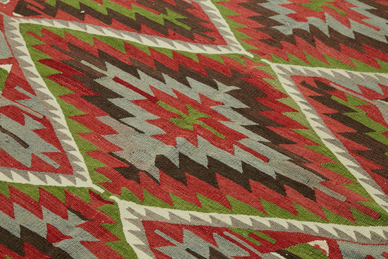 6x9 Multicolor Oriental Kilim Rug - 45979