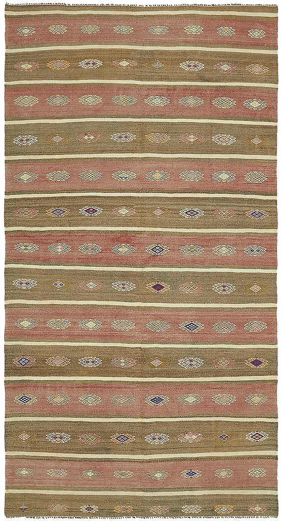 5x10 Multicolor Oriental Kilim Rug - 45980