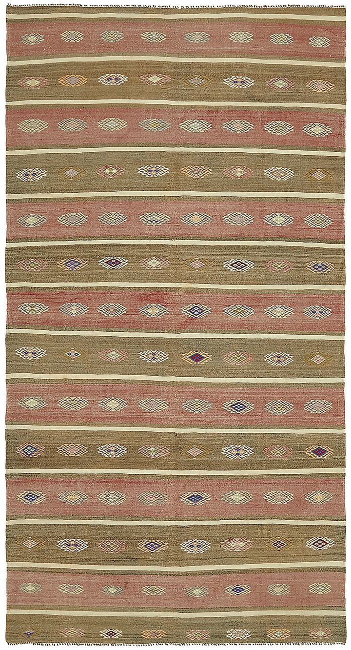 5x10 Multicolor Oriental Kilim Rug - 45980