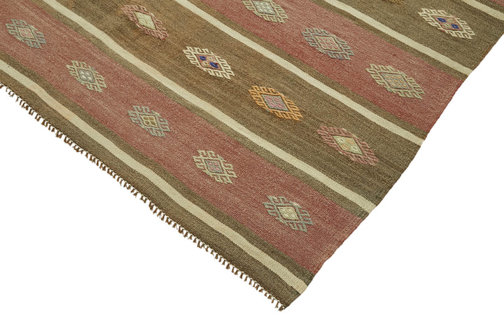 5x10 Multicolor Oriental Kilim Rug - 45980