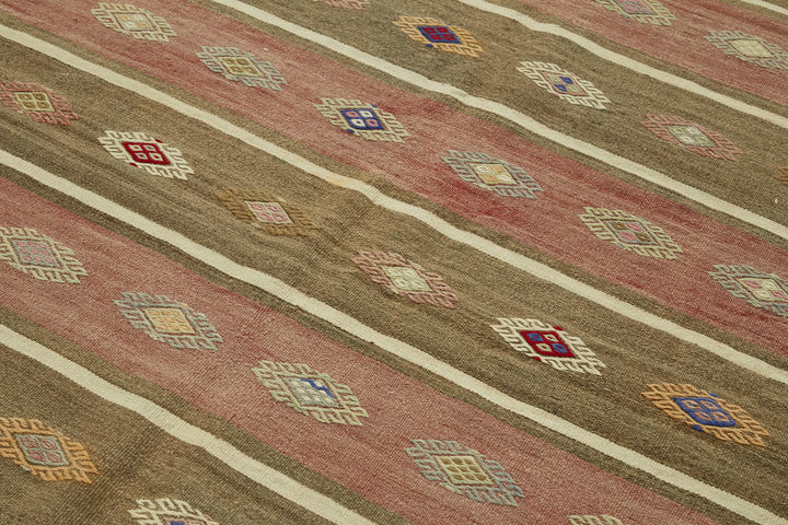 5x10 Multicolor Oriental Kilim Rug - 45980