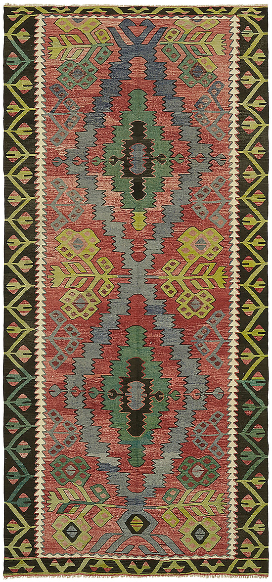 5x10 Multicolor Oriental Kilim Rug - 45981