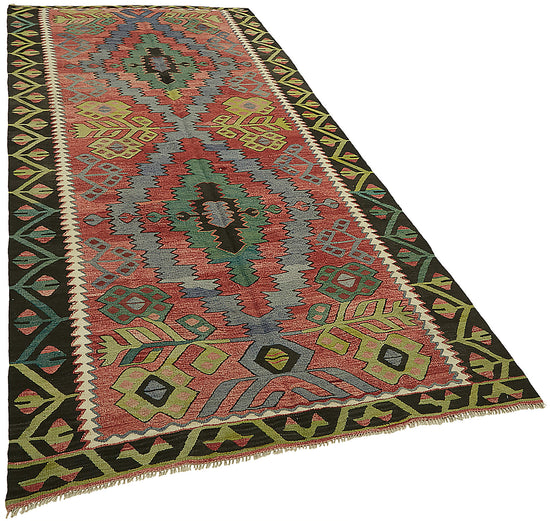 5x10 Multicolor Oriental Kilim Rug - 45981