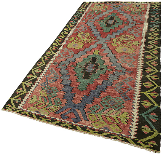 5x10 Multicolor Oriental Kilim Rug - 45981