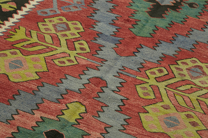 5x10 Multicolor Oriental Kilim Rug - 45981