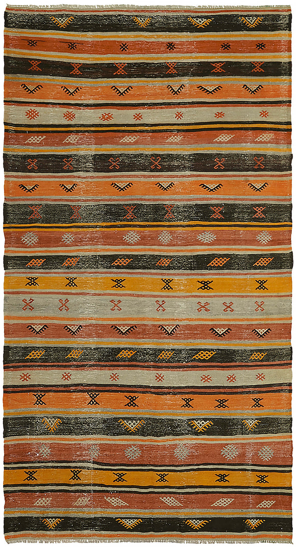 6x10 Multicolor Oriental Kilim Rug - 45983
