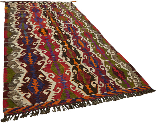 10x6 Multicolor Oriental Kilim Rug - 45984