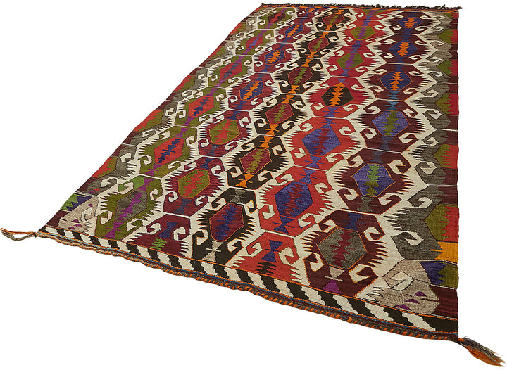 10x6 Multicolor Oriental Kilim Rug - 45984