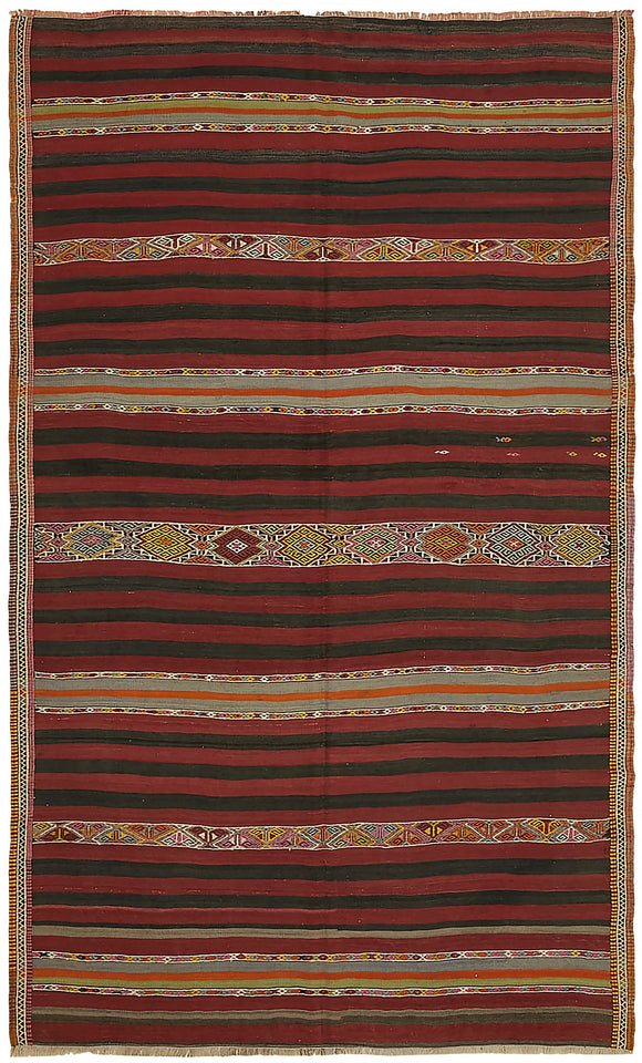 6x10 Multicolor Oriental Kilim Rug - 45985