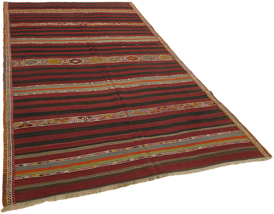 6x10 Multicolor Oriental Kilim Rug - 45985