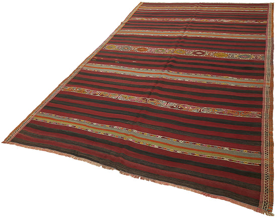 6x10 Multicolor Oriental Kilim Rug - 45985