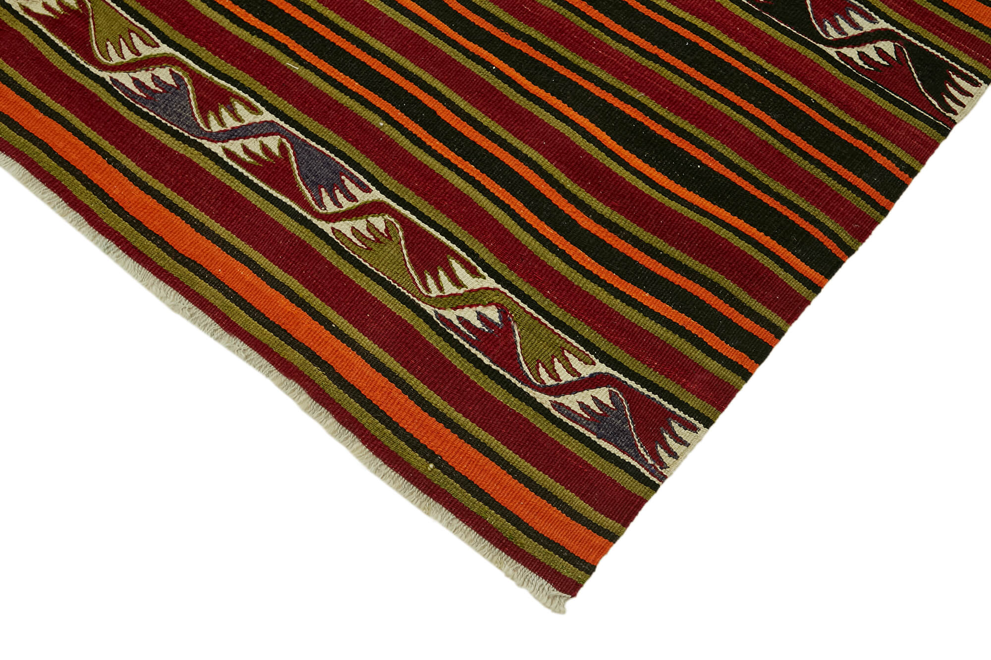 5x11 Multicolor Oriental Kilim Rug - 45986