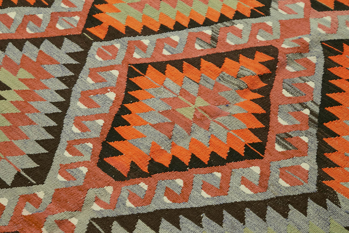 6x8 Multicolor Oriental Kilim Rug - 45987