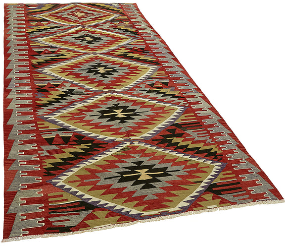 5x10 Multicolor Oriental Kilim Rug - 45989