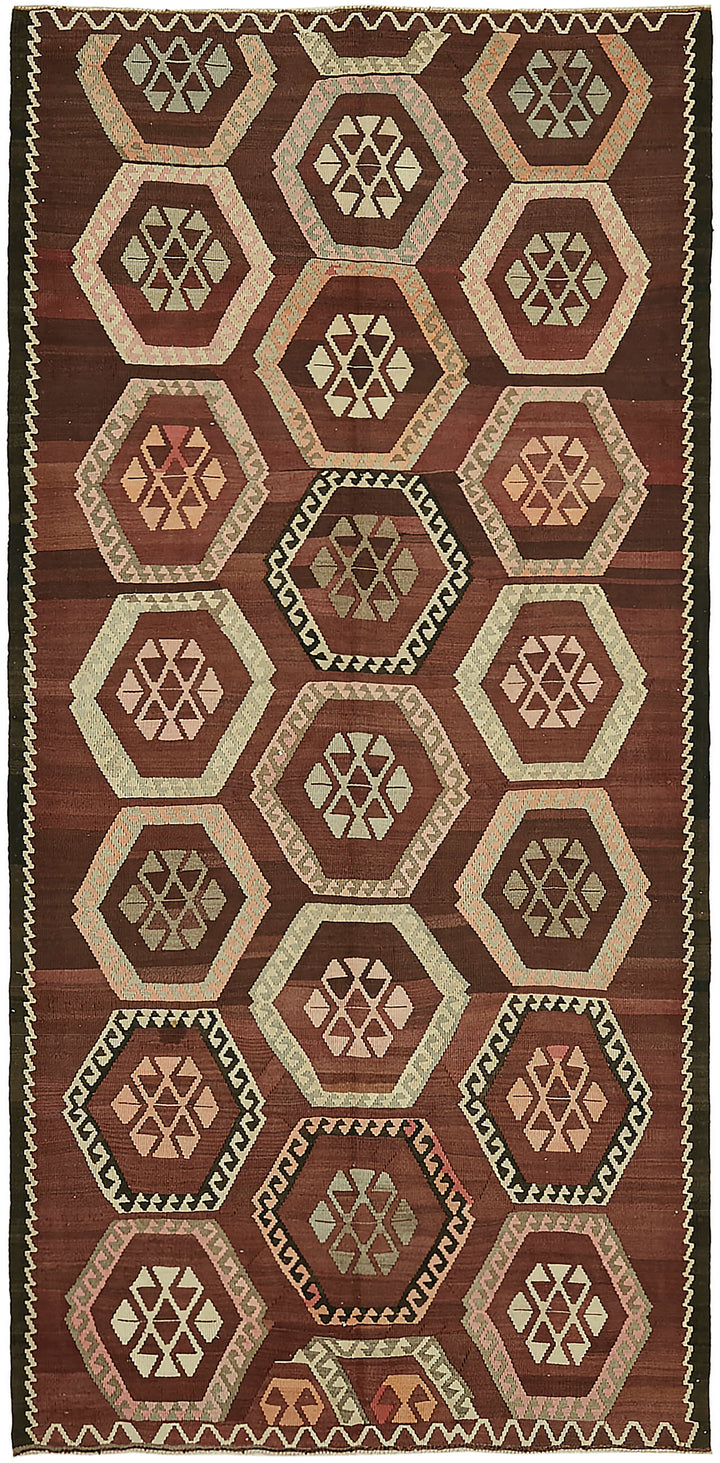 6x12 Multicolor Oriental Kilim Rug - 45990