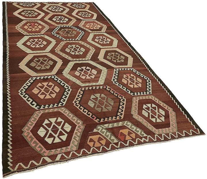6x12 Multicolor Oriental Kilim Rug - 45990