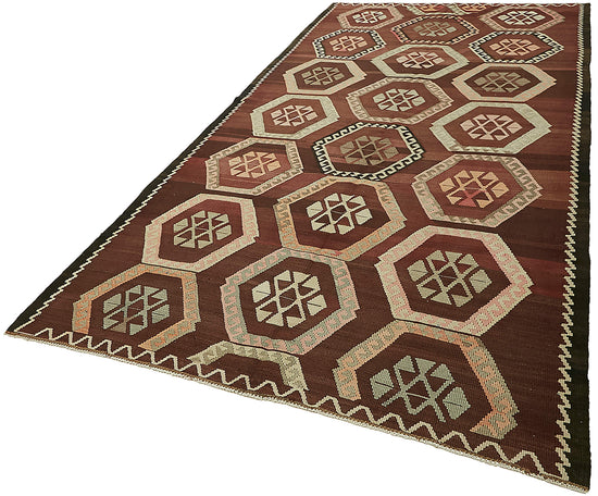 6x12 Multicolor Oriental Kilim Rug - 45990