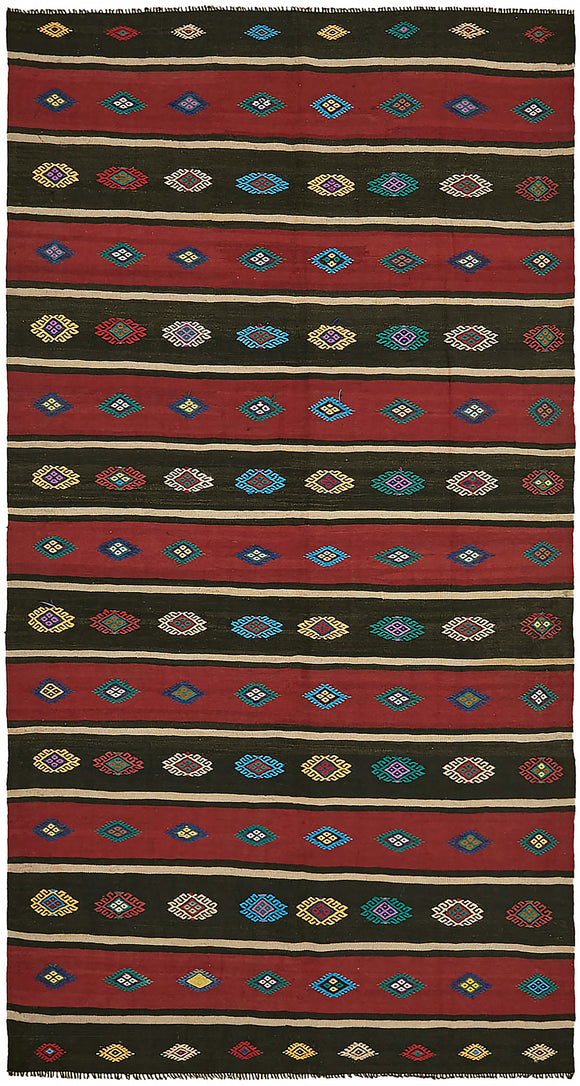 6x10 Multicolor Oriental Kilim Rug - 45991