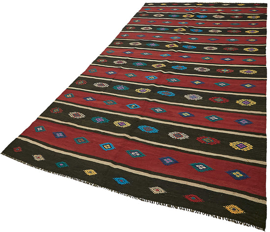 6x10 Multicolor Oriental Kilim Rug - 45991