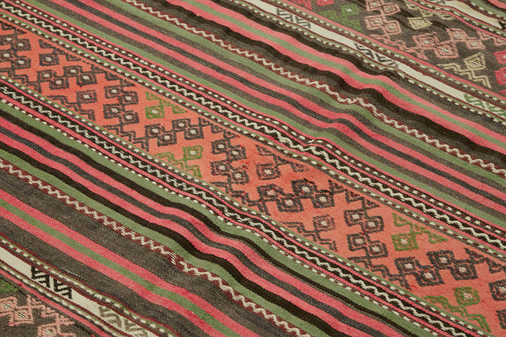 5x10 Multicolor Oriental Kilim Rug - 45992