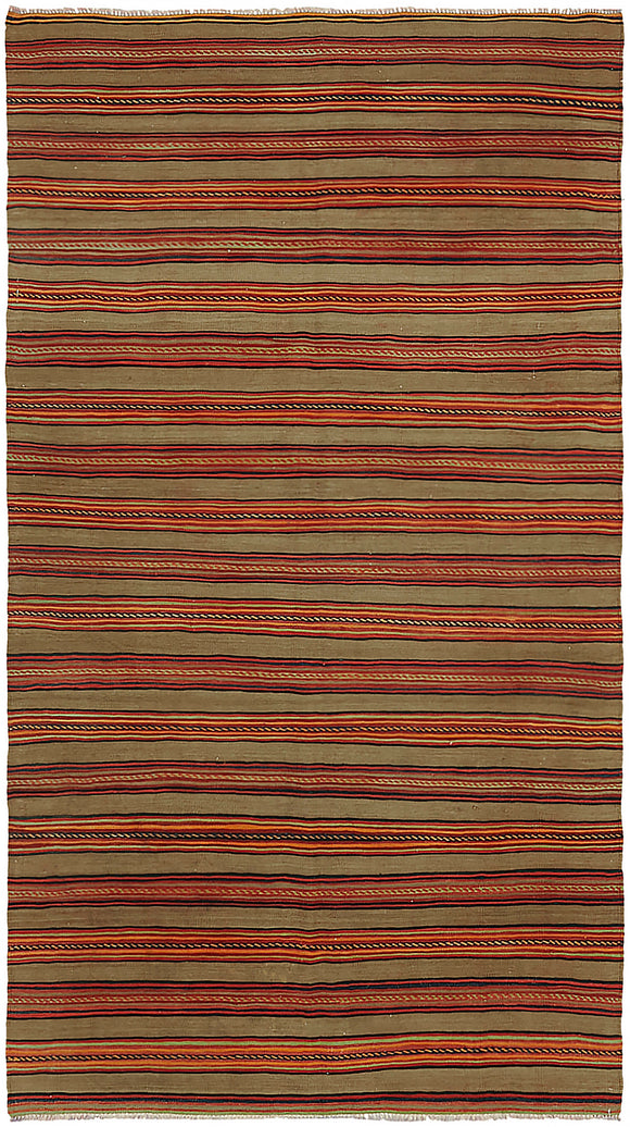 5x9 Multicolor Oriental Kilim Rug - 45998
