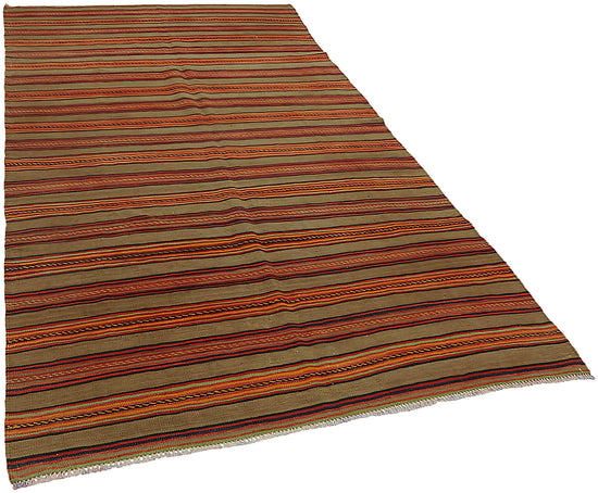 5x9 Multicolor Oriental Kilim Rug - 45998