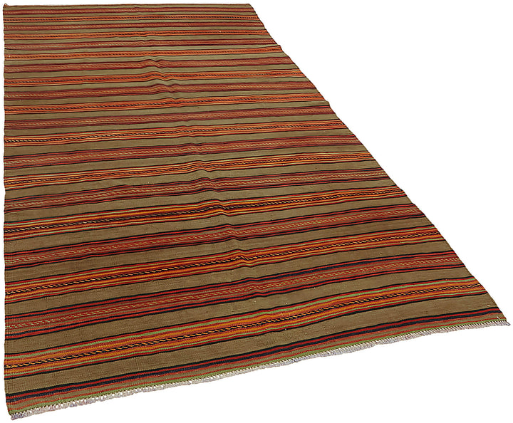 5x9 Multicolor Oriental Kilim Rug - 45998