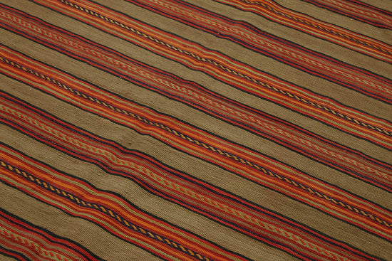 5x9 Multicolor Oriental Kilim Rug - 45998