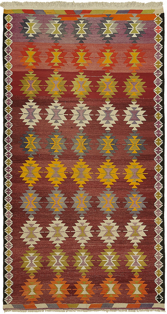 6x10 Multicolor Oriental Kilim Rug - 46001