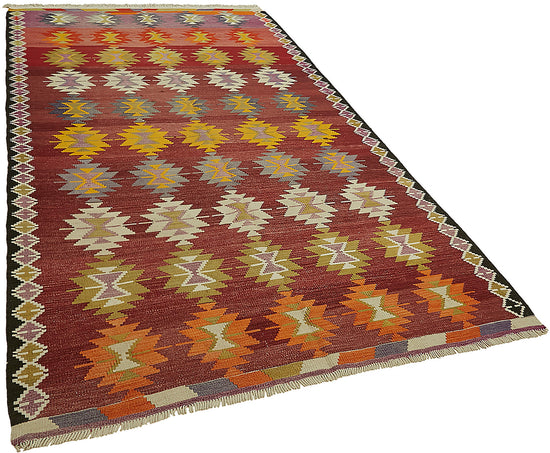 6x10 Multicolor Oriental Kilim Rug - 46001