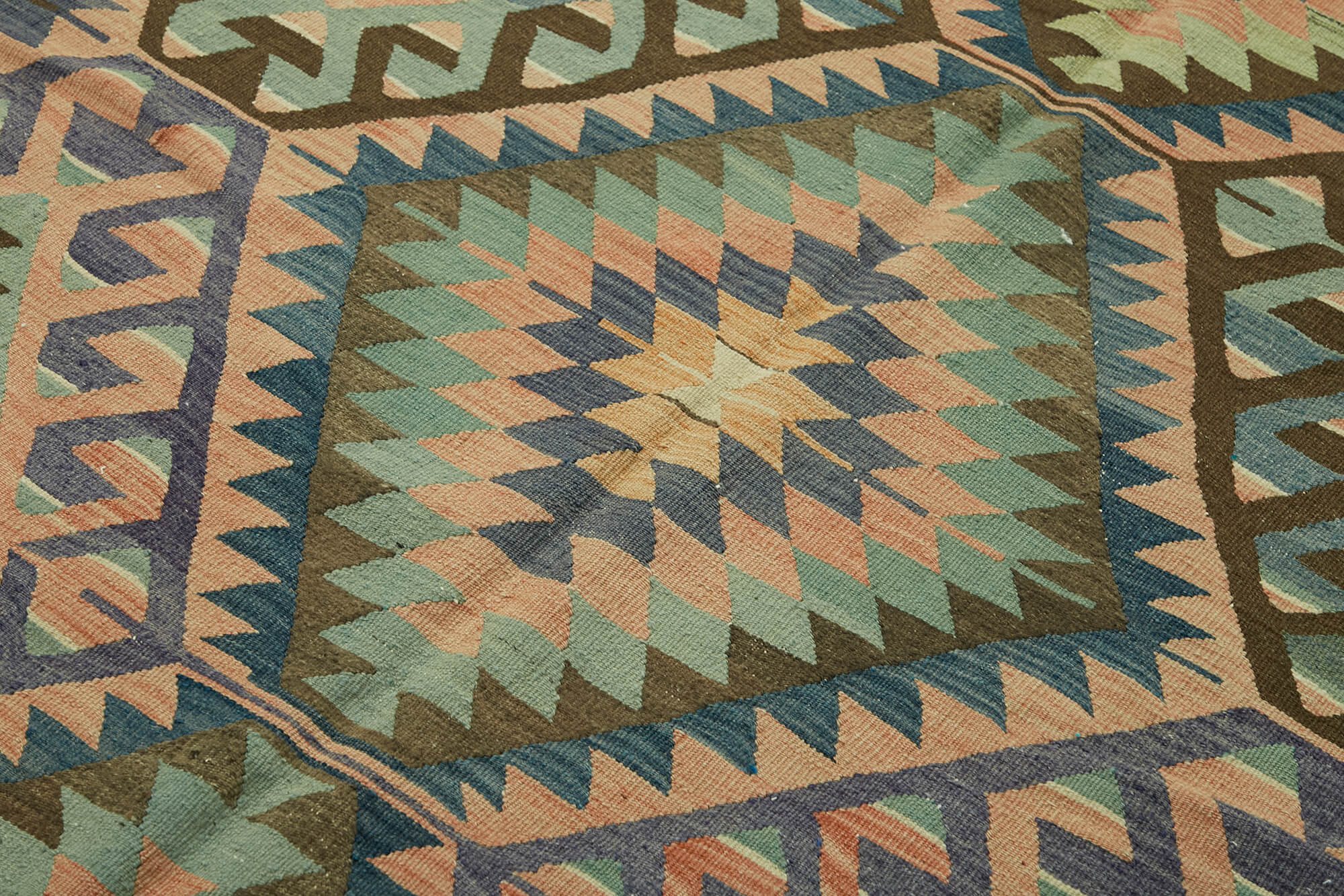 6x11 Multicolor Oriental Kilim Rug - 46002