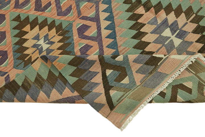 6x11 Multicolor Oriental Kilim Rug - 46002