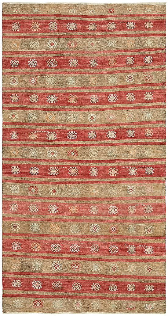 6x11 Multicolor Oriental Kilim Rug - 46003