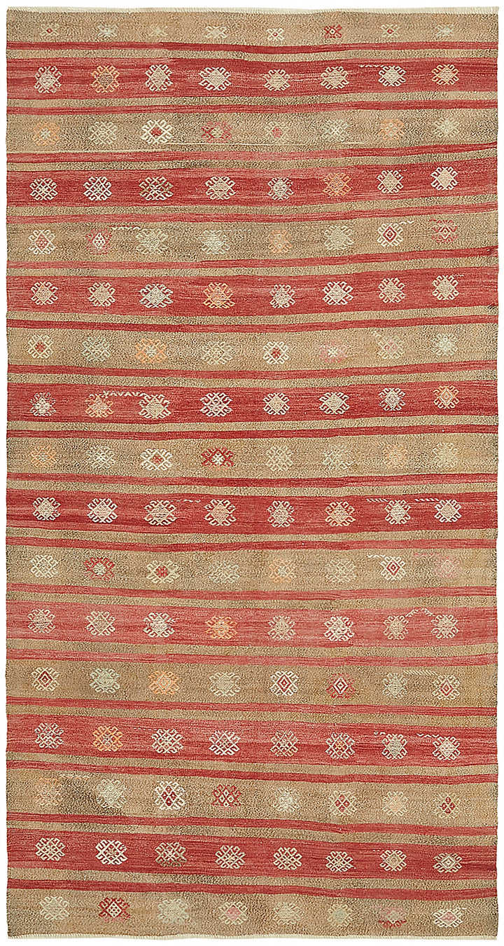 6x11 Multicolor Oriental Kilim Rug - 46003