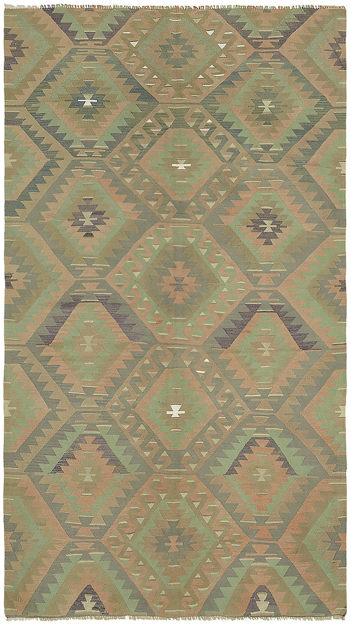 6x11 Multicolor Oriental Kilim Rug - 46004