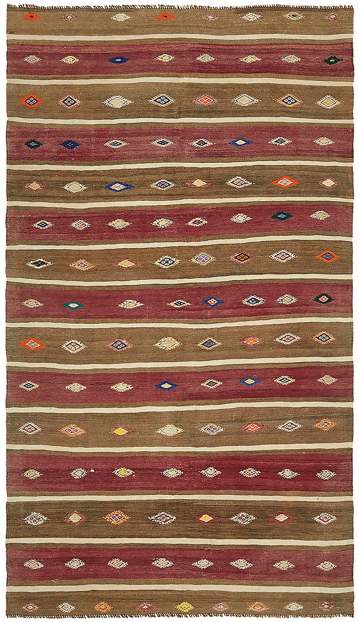 5x10 Multicolor Oriental Kilim Rug - 46005